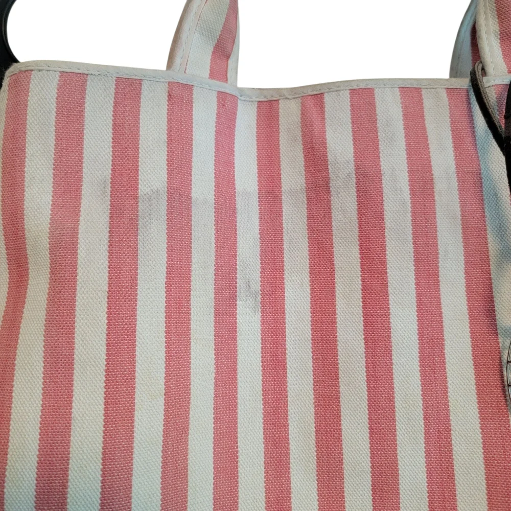 2 Saldarini 1882 Striped Espabag Cotton Tote Bucket Bags Beach Nautical *READ!*